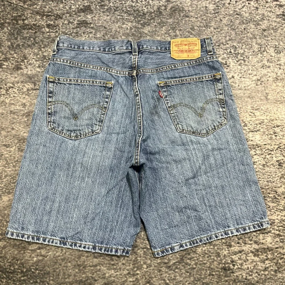 Levi's 550 Relaxed Fit Jorts Mens 34 Blue Relaxed Baggy Vintage Y2K Denim Shorts